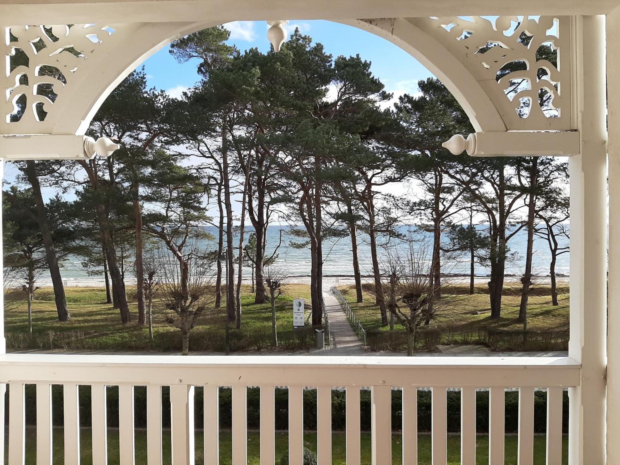 Ferienwohnung Ostseeblick In Der Villa Seeadler Остзебад Бинц Экстерьер фото